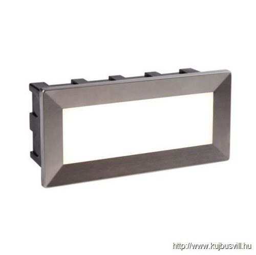 ALADDIN 0762 Ankle LED Indoor/Outdoor Recessed Rectangle -Stainless Steel
