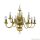 ALADDIN 1019-12AB Flemish 12Lt Pendant - Antique Brass