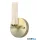 ALADDIN 10371SB Aberdeen LED Wall Light,Satin Brass Metal with Clear Acrylic