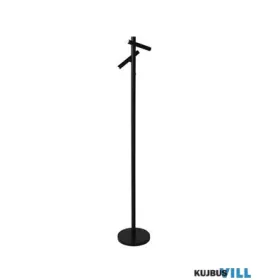 ALADDIN 10460BK Rechargeable 2Lt Floor Lamp, Black Metal