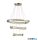 ALADDIN 10598-3SB Lux&Belle LED 3 Tier Pendant-Satin Brass Metal&Clear Crystal