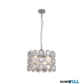 ALADDIN 10743-3CC 3Lt Pendant Chrome Metal & Clear Crystal