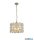 ALADDIN 10743-3GO 3Lt Pendant Gold Metal & Clear Crystal
