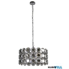 ALADDIN 10743-5CC 5Lt Pendant Chrome Metal & Clear Crystal