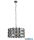 ALADDIN 10743-5CC 5Lt Pendant Chrome Metal & Clear Crystal