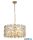 ALADDIN 10743-5GO 5Lt Pendant Gold Metal & Clear Crystal