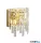 ALADDIN 10819-3SB Lux&Belle 3LT Wall Light-Satin Brass Metal & Clear Crystal