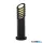 ALADDIN 1086-450 Bollards 450mm Outdoor Post - Black Aluminium & Glass, IP44