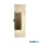 ALADDIN 10924SB Lux&Belle LED WallLight-SatinBrass Metal&Cloudy Acrylic,IP44
