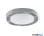 ALADDIN 1131-31SS Dublin Bathroom Flush - Satin Silver & Acid Glass