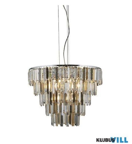 ALADDIN 1229-9CC Clarissa 9Lt Pendant - Chrome > Glass Prisms