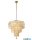 ALADDIN 1375-5SB Empire 5Lt Pendant - Satin Brass > Champagne Glass