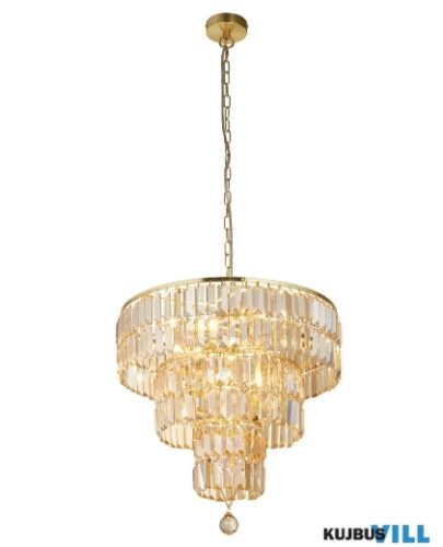 ALADDIN 1375-5SB Empire 5Lt Pendant - Satin Brass > Champagne Glass