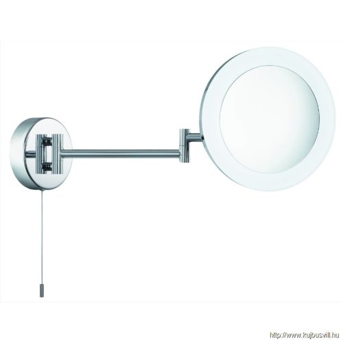 ALADDIN 1456CC Magnifying Bathroom Mirror - Chrome > Frosted Glass, IP44