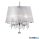 ALADDIN 1485-5CC Venetian 5Lt Pendant  -  Chrome, Voile Shade & Crystal Glass