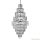 ALADDIN 1500CC Empire 13Lt Chandelier - Chrome > Clear Crystal