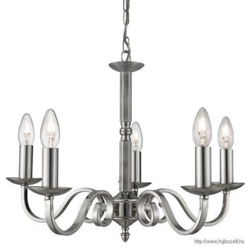 ALADDIN 1505-5SS Richmond 5Lt Pendant - Satin Silver