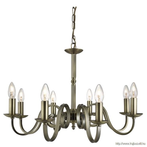 ALADDIN 1508-8AB Richmond 8Lt Pendant - Antique Brass