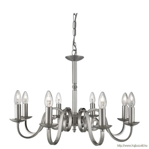 ALADDIN 1508-8SS Richmond 8Lt Pendant - Satin Silver