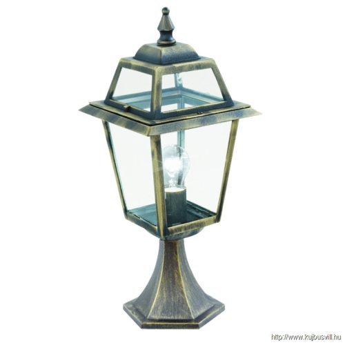 ALADDIN 1524 New Orleans Outdoor Post- Aluminium, Black Gold > Glass,IP44