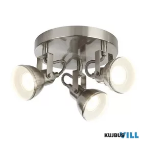   ALADDIN 1543SS Focus  3Lt Round Spotlight - Satin Silver Metal