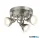 ALADDIN 1543SS Focus  3Lt Round Spotlight - Satin Silver Metal