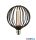 ALADDIN 16004BK Globe Lamp - Black Metal E27