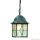 ALADDIN 1641 Genoa Outdoor Pendant - Black Silver Metal > Leaded Glass