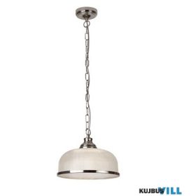   ALADDIN 1682SS Bistro II Pendant  - Satin Silver > Holophane Style Glass