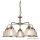 ALADDIN 1685-5AB Bistro II 5Lt Pendant - Brass > Holophane Style Glass