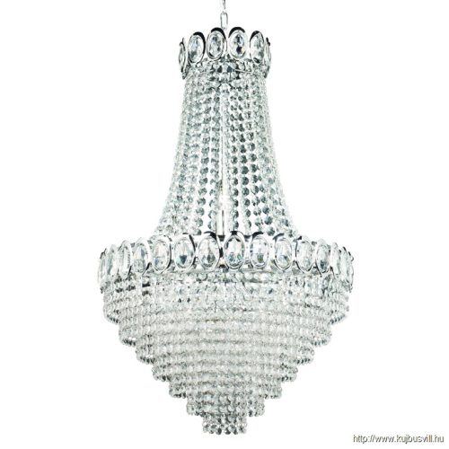 ALADDIN 1711-11CC Louis Phillipe 11Lt Chandelier - Chrome > Crystal