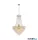 ALADDIN 1711-11SB Louis Phillipe 11Lt Pendent Lamp, Satin Brass with Clear cry