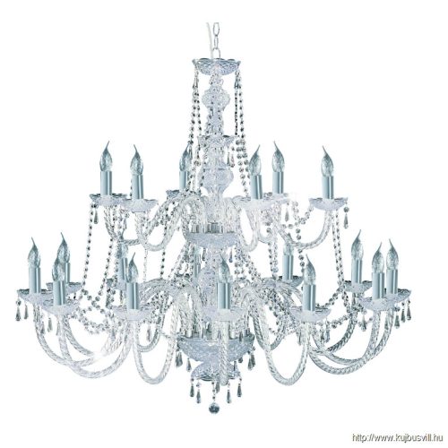 ALADDIN 17218-18 Hale 18Lt Pendant - Chrome > Clear Crystal