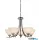 ALADDIN 1725-5SS Lux & Belle 5Lt Pendant - Satin Silver & Alabaster Glass
