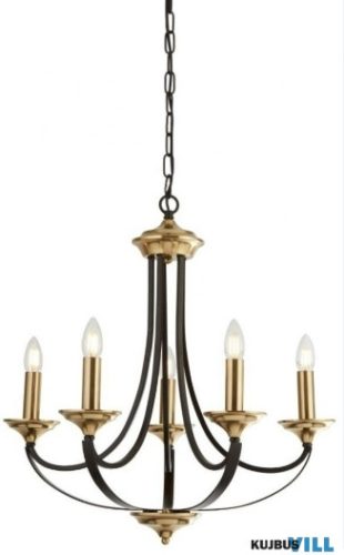 ALADDIN 1845-5BZ Belfry 5Lt Pendant - Dark Bronze > Brass Metal