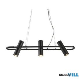 ALADDIN 1893-3BK Telescope 3Lt Pendant - Black Metal