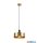 ALADDIN 20223-1GO Knox Pendant - Gold > Matt Black