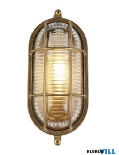 ALADDIN 20361PB Bulkhead Outdoor Light - Solid Brass, IP64