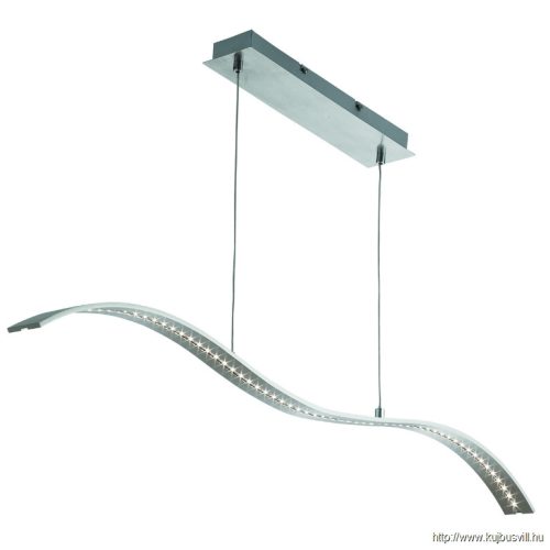 ALADDIN 2076SS Wing LED Bar Pendant Ceiling Light - Satin Silver Metal