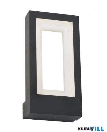 ALADDIN 2143GY Berlin Outdoor Wall Light - Dark Grey, Frosted Diffuser,IP44
