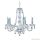 ALADDIN 215-5 Hale 5 Lt Chandelier - Chrome > Clear Crystal