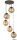 ALADDIN 22123-5BK Punch 5Lt Multi-Drop - Black Metal > Champagne Punched Glass