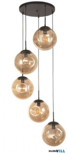 ALADDIN 22123-5BK Punch 5Lt Multi-Drop - Black Metal > Champagne Punched Glass