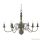 ALADDIN 2268-8GY Greythorne 8Lt Pendant - Textured Grey Metal