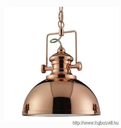 ALADDIN 2297CU Louisiana Industrial Pendant - Copper > Clear Lens