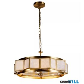   ALADDIN 23012-540GO Lux&Belle 5LT Pendant-Gold Metal & Acrylic