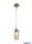 ALADDIN 2301CP Duo 3 Pendant - Bronze > Champagne Glass