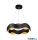 ALADDIN 23050-400BK Lux&Belle LED Pendant -Matt Black Metal & Matt Crackle Gold