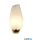 ALADDIN 23142-1SB Rocky 1Lt Wall Light, Satin Brass Metal  > Glass