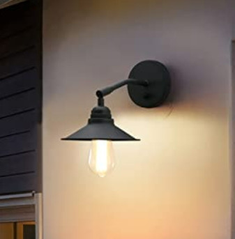 ALADDIN 23203-1BK Plaza Adjustable Wall Light - Matt Black Metal